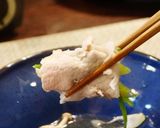 塩でいただく、豚と葱のしゃぶしゃぶ鍋作り方3写真