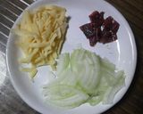 ＋クラッカーでアンチョビピザ＋作り方1写真