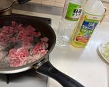 トマトの酸味とチーズのコクが効いた牛肉玉葱煮作り方2写真