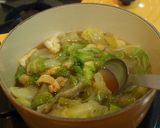 レタスとお揚げのポン酢醤油煮作り方4写真