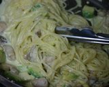 アボカドとチキンのクリームパスタ作り方5写真