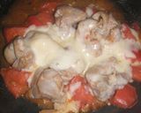 鶏肉とトマト炒め・とろとろチーズのせ作り方6写真