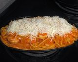 ～エビ・チリ・チーズ焼きスパ～作り方6写真