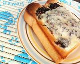 ✿ひじきとカリカリ梅の❀チーズ✿トースト作り方4写真