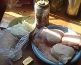 簡単☆鶏のビール煮☆ペルー風作り方1写真