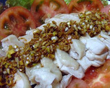 ヘルシー蒸し鶏と中華風葱ソース作り方5写真