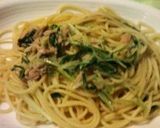ベーコンと水菜のパスタ作り方6写真