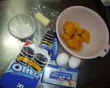ハロウィン　かぼちゃのチーズケーキ作り方1写真