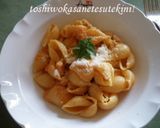 エビのトマトクリームパスタ♪作り方7写真