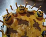 ハロウィン　かぼちゃのチーズケーキ作り方17写真