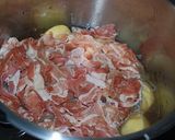 圧力鍋で　砂糖不使用　肉じゃが作り方1写真