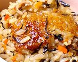 おこげ最高！豚とひじきの炊き込みご飯♡作り方12写真