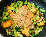 【作りおき】豚バラ厚揚げ小松菜炒め作り方10写真