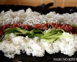 【梅しらす巻き】作り方4写真