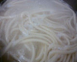 鍋焼き風♪ 具だくさんのあったかおうどん作り方2写真