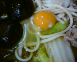 鍋焼き風♪ 具だくさんのあったかおうどん作り方7写真