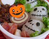 ハロウィン＊キャラ弁おかず　おばけちゃん作り方6写真
