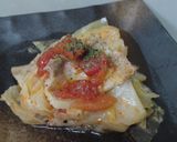 絶品黒豚！豚バラキャベツのトマト煮作り方5写真