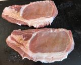 ポークソテーの桃ソース添え作り方1写真