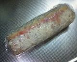 豚・鶏ひき肉の野菜・油揚げ巻き作り方4写真