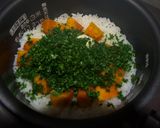 かぼちゃとパセリのごはん作り方7写真
