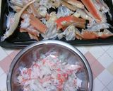 かにクリームスープパスタ作り方1写真