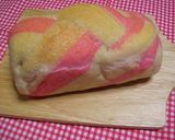 紅白のみつ編み食パン☆彡作り方6写真