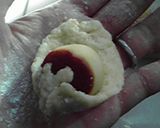 サクサク♪HMと栗しぐれでクッキー饅頭作り方6写真