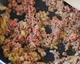 タコライス風♪ひき肉納豆ごはん作り方2写真