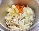 卵巾着のカレースープ！作り方1写真