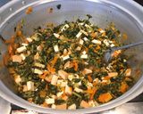 【保育園給食】小松菜の炊いたん作り方4写真