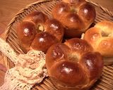100均シフォン型でお花パン(・∇・o)作り方7写真