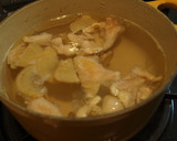鶏とねぎとしょうがのスープ麺作り方3写真