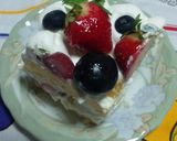 フルーツ　バースデーケーキ作り方8写真