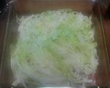 キャベツをレンジでチンしてお好み焼き風作り方3写真