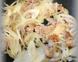 ✿豚ひき肉とくずし豆腐の卵とじ丼✿作り方2写真