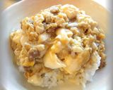 ✿豚ひき肉とくずし豆腐の卵とじ丼✿作り方8写真