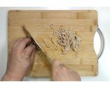 鶏皮と竹輪のウニ酢みそ★動画あり★作り方6写真