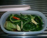 麺つゆで大根の葉の野沢菜漬け風作り方3写真