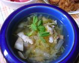 豆苗と白菜のヘルシースープ☆作り方3写真