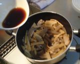 ボリューム副菜☆豚肉＆こんにゃく＆メンマ作り方4写真