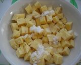 HBで♪紅芋パウダーさつま芋入り食パン作り方1写真