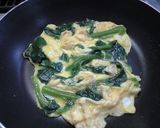 青菜のオープンオムレツ作り方5写真