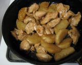 鶏肉と長芋の照り煮作り方6写真
