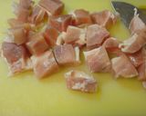 サツマイモと鶏肉の塩昆布煮作り方2写真