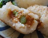 おやき風♪野沢菜焼きおにぎり作り方5写真