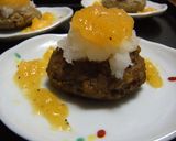 柿ソースでさっぱりハンバーグ。作り方3写真