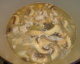 栗ときのこと鶏のクリーム煮作り方2写真