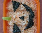 お弁当箱を大胆に使ったハロウィンごはん作り方6写真