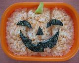 お弁当箱を大胆に使ったハロウィンごはん作り方8写真